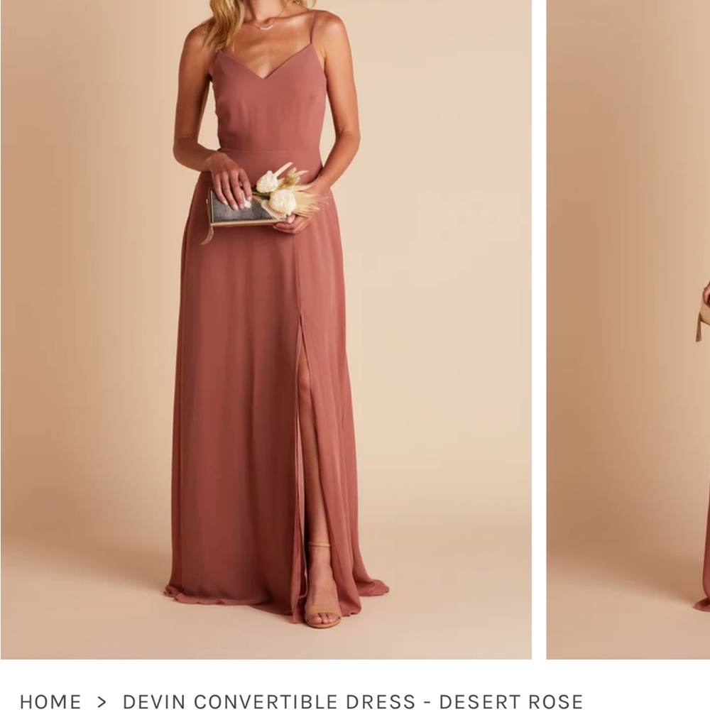 Birdy Grey Devin w Slit dress, Desert Rose, size M. Smoke free home. Worn once.